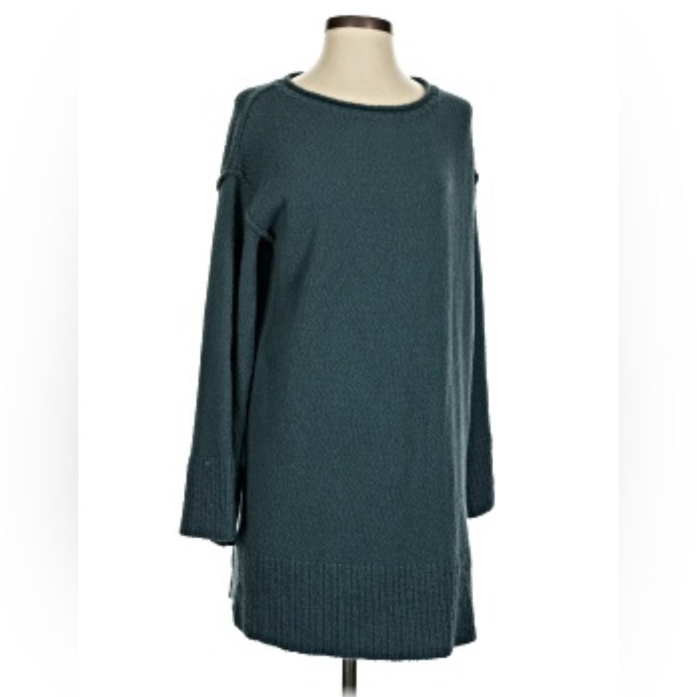 Free People Beach Melanie Sweater Tunic, Dark Green, large
